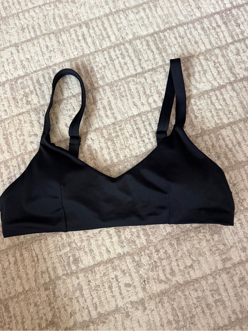 Andie swim and target collab Black santo bikini top